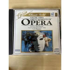 Excelsior Classic Gold Vol 3 Great Moments of Opera CD Verdi Donizetti 1993
